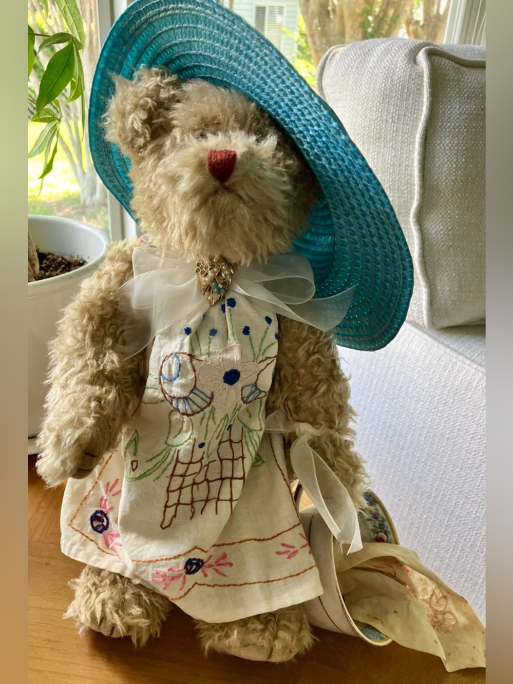 TY The Attic Treasures Collection Teddy Bear , Dressed, 18 Inches, Shaggy Fur